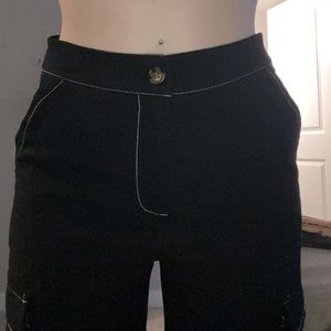 cute black cargo pants